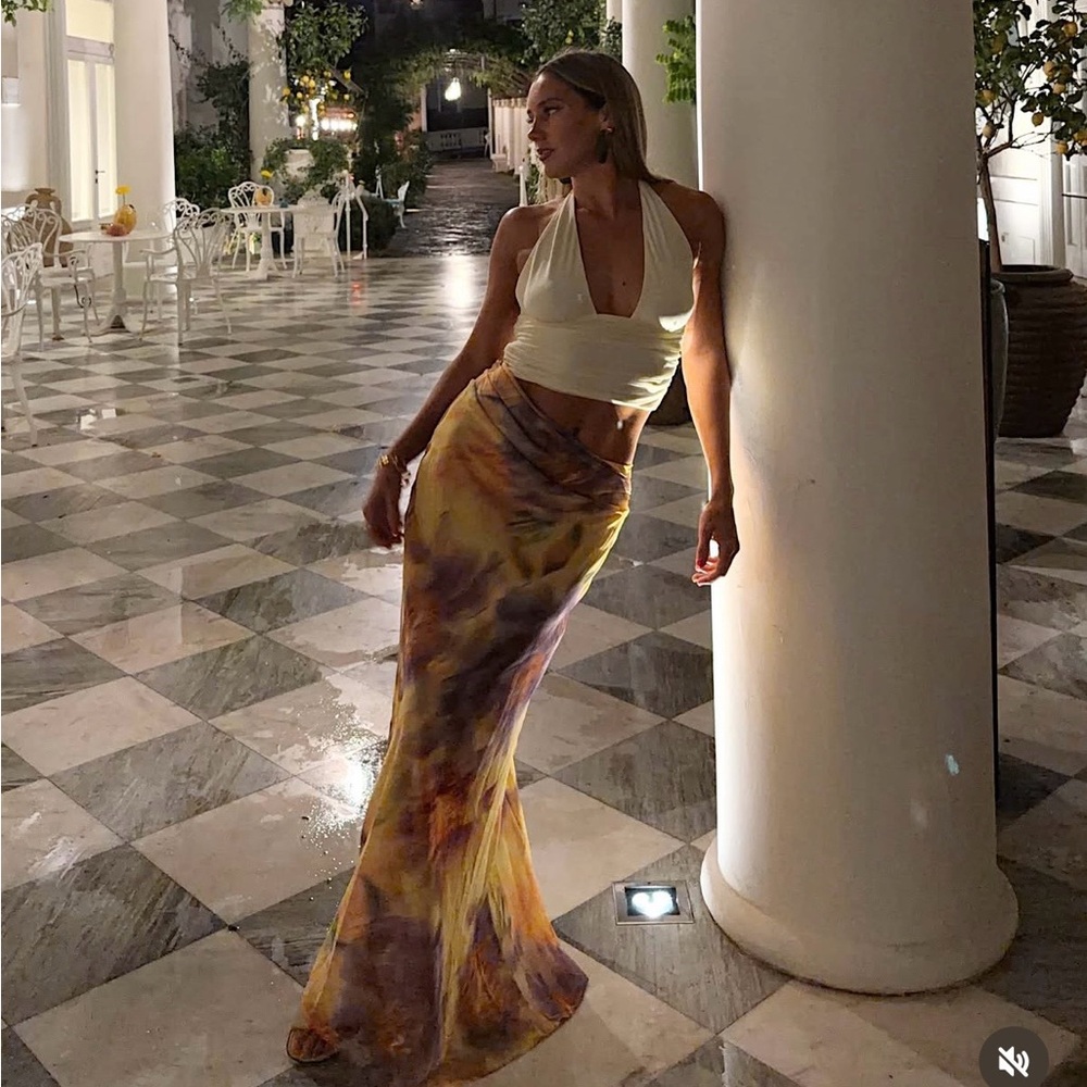 Runaway the Label - Alexis Halter Cut Out Maxi Dress